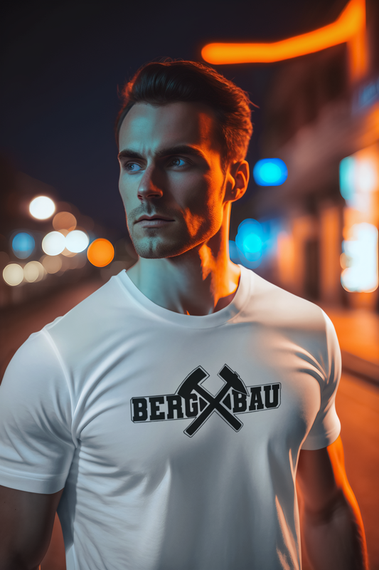 "Bergbau" mit Schlägel und Eisen Bergbau Männer Shirt