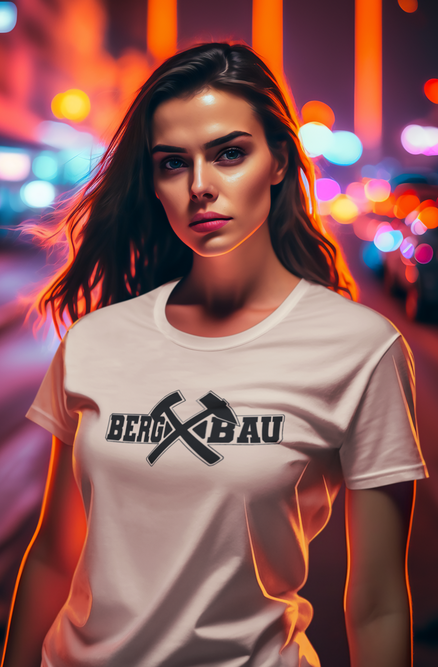 "Bergbau" mit Schlägel und Eisen Bergbau Frauen Shirt