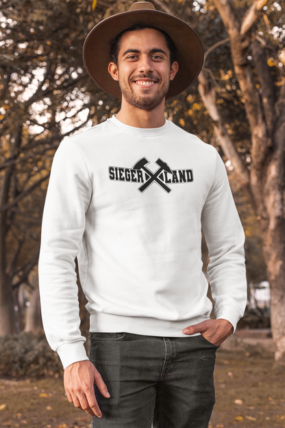 "SIEGERLAND" mit Schägel Eisen  Bergbau  Männer - unisex Sweatshirt 57-Line