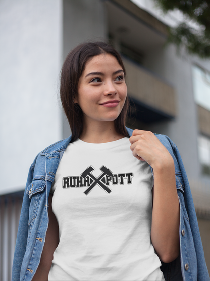 "Ruhrpott" mit Schlägel und Eisen Bergbau Frauen Shirt