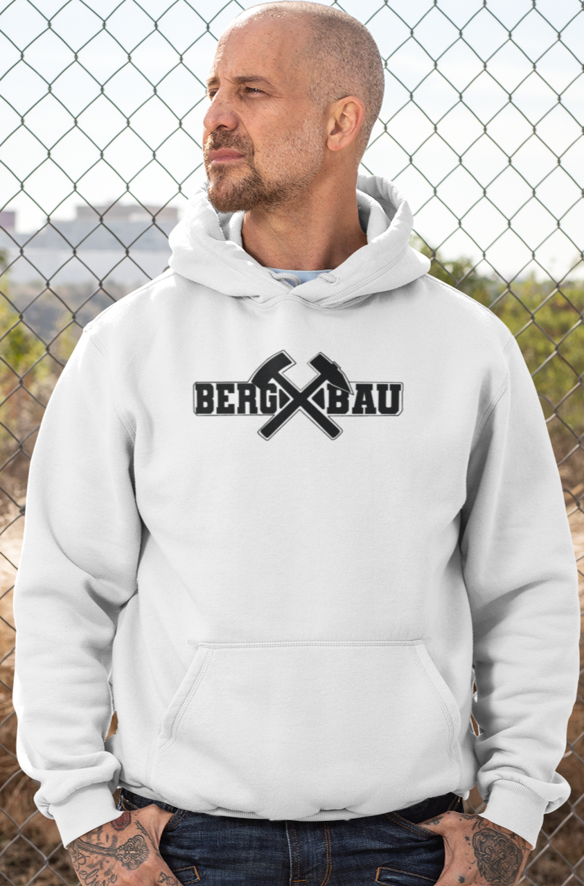 "Bergbau" mit Schlägel und Eisen Bergbau Männer unisex Hoodie Kaputzenpullover