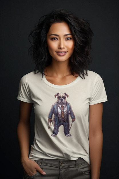 "Dressdog" lustiges Tier Shirt für Frauen