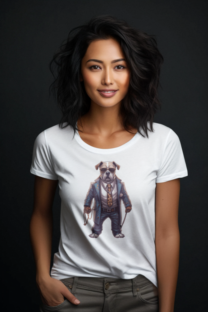 "Dressdog" lustiges Tier Shirt für Frauen