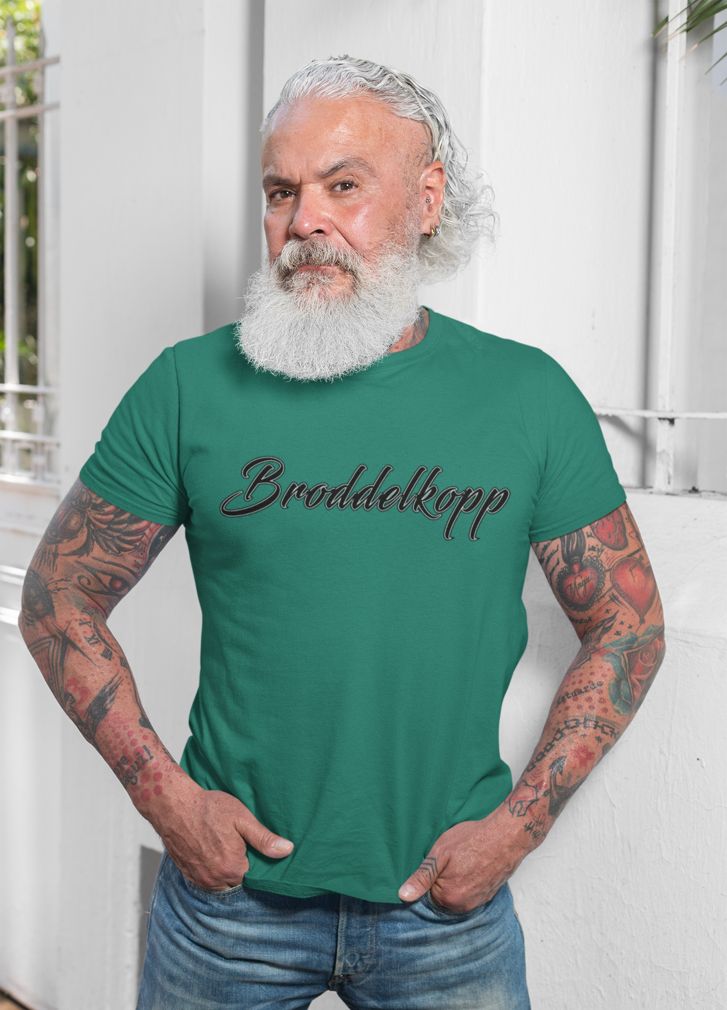 "Broddelkopp" Siegerländer Platt Männer Shirt 57-Line