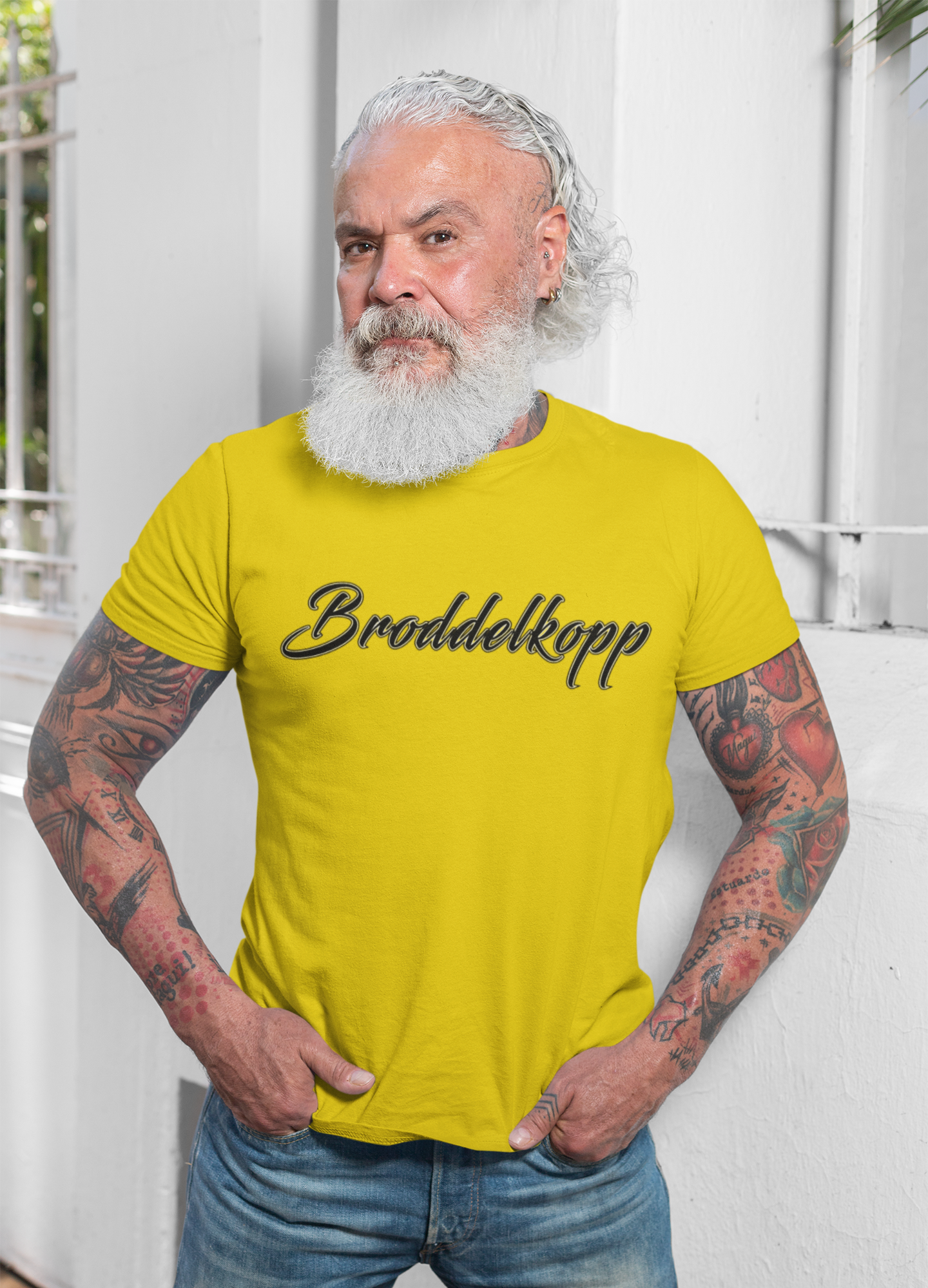 "Broddelkopp" Siegerländer Platt Männer Shirt 57-Line