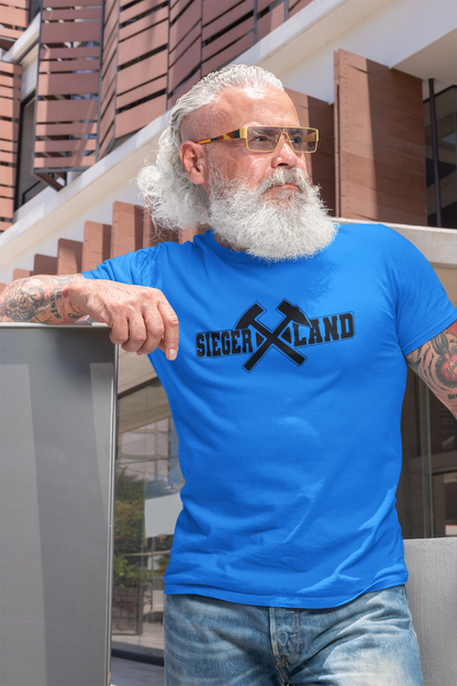 "SIEGERLAND" mit Schägel Eisen Männer Bergbau Shirt 57-Line