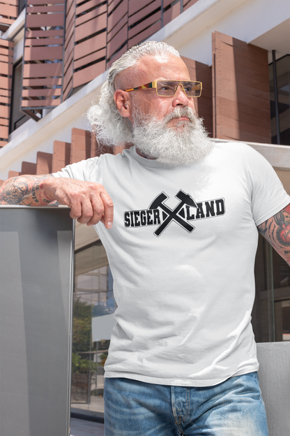 "SIEGERLAND" mit Schägel Eisen Männer Bergbau Shirt 57-Line