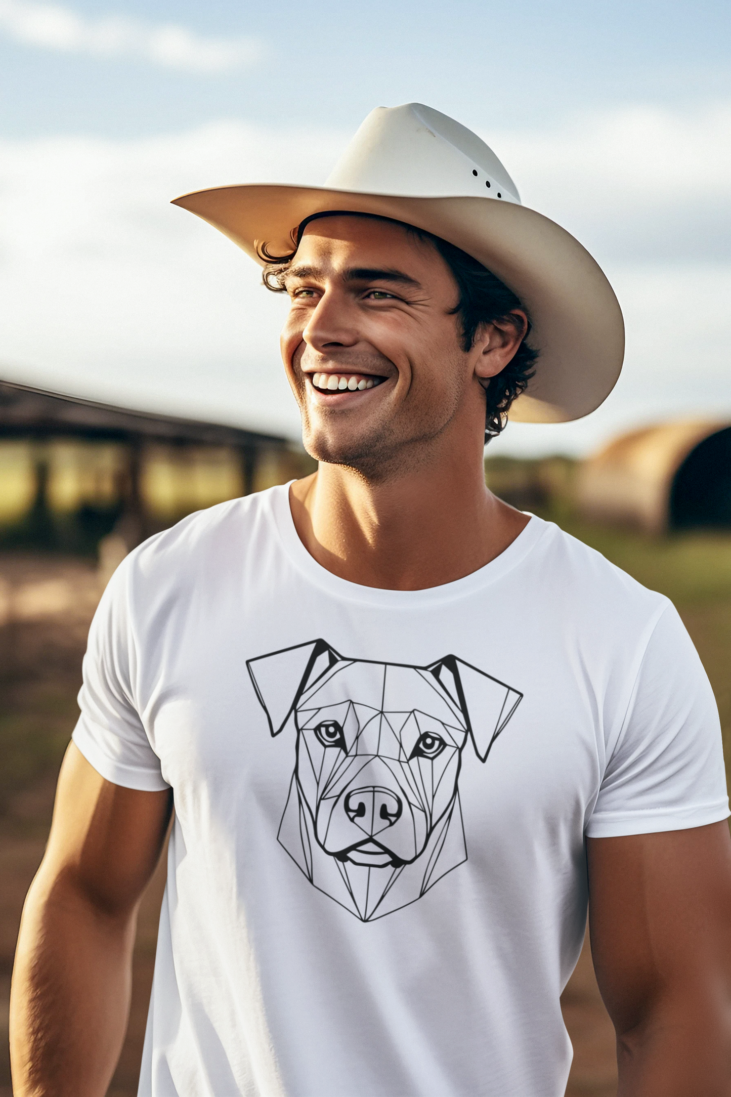 Polygon "Hund" wild Shirt für Männer