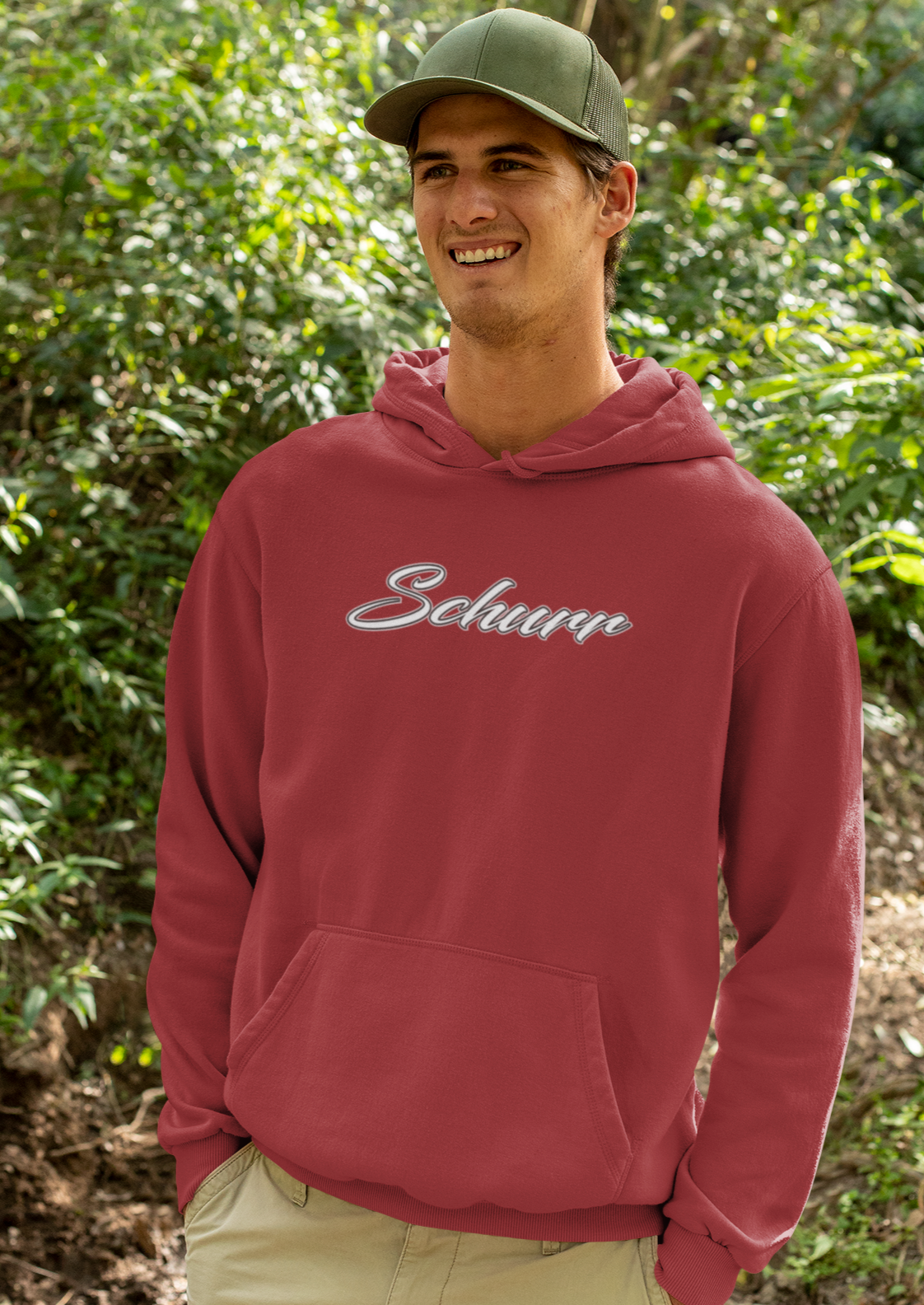 "Schurr" Siegerländer Platt Männer Hoodie Kaputzenpullover 57-Line